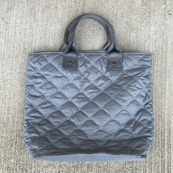 Eddie Bauer Puffer and Wool Tote Bag Travel Overnight Quilted - Picture 6 of 6